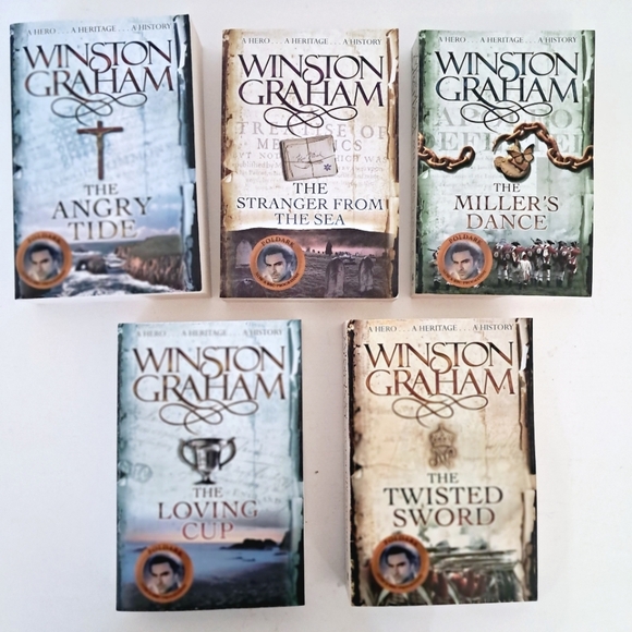 The Poldark Novel Series By Winston Graham Lot of 5 Vol. 7-11 Paperback - Picture 1 of 8